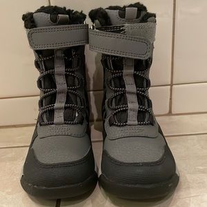 Gray Merrell Waterproof snow boots